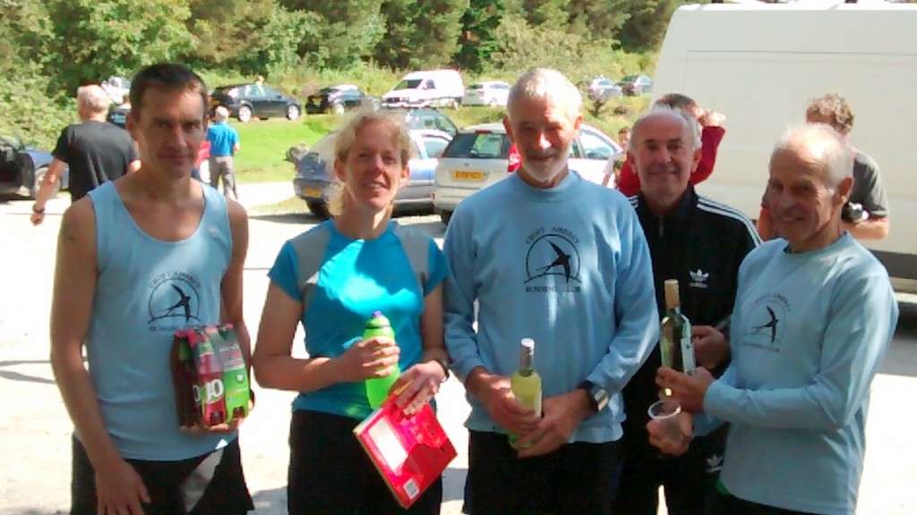 Croft team with their prizes